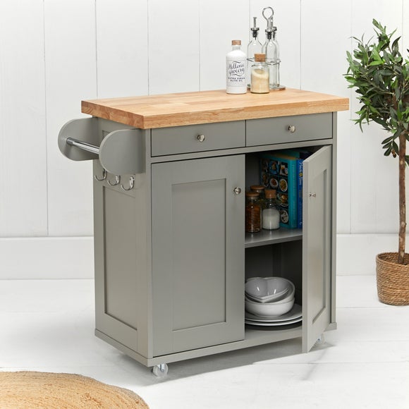 Return - Portland Grey Kitchen Island