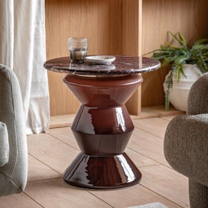 Cedar & Sage Tilbury Marble Side Table