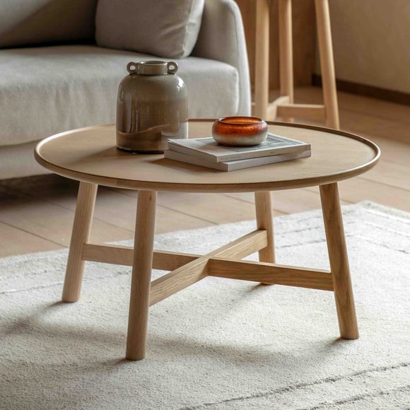 Kalia Coffee Table, Oak Effect
