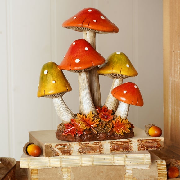 Country Living Mushroom Group Ornament