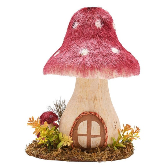 Click to view product details and reviews for Country Living Mushroom House Ornament.