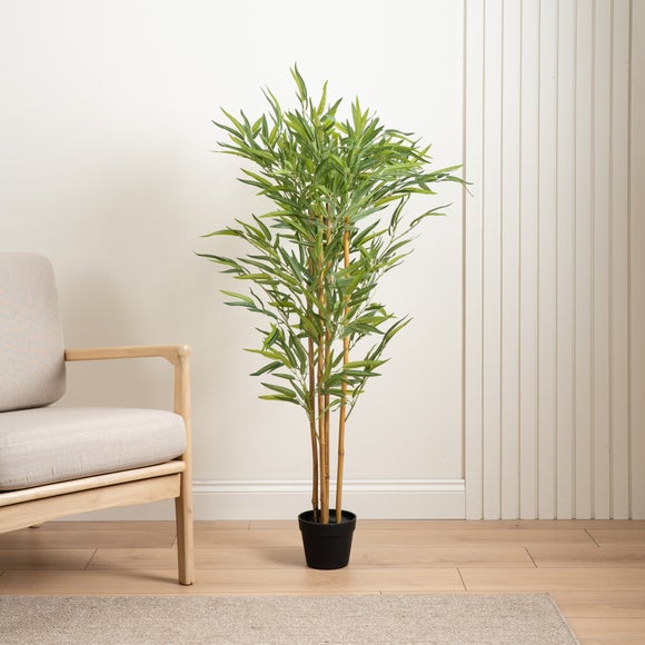 Artificial Bamboo Tree in Black Plant Pot