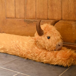 Country Living Highland Cow Draught Excluder