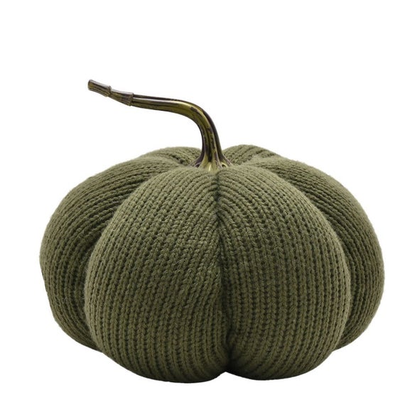Country Living Knitted Pumpkin Doorstop