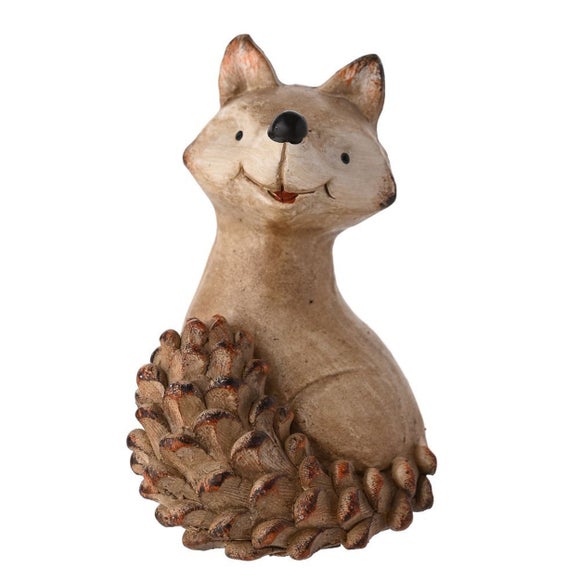 Click to view product details and reviews for Country Living Wood Effect Fox Ornament.