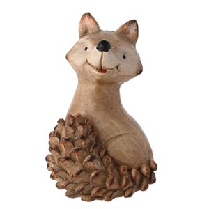 Country Living Wood Effect Fox Ornament