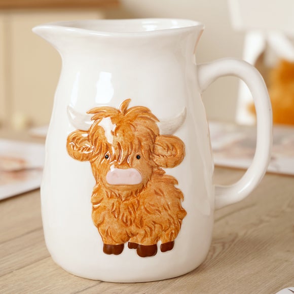 View Country Living Highland Cow Jug View Country Living Highland Cow Jug