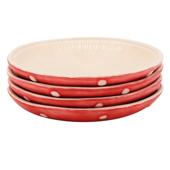 Click to view product details and reviews for Country Living Set Of 4 Toadstool Top Side Plates. Click to view product details and reviews for Country Living Set Of 4 Toadstool Top Side Plates.