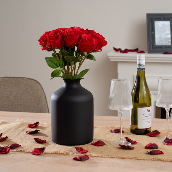 Artificial Rose 40cm Red Rose Bundle