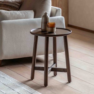Cedar & Sage Kalia Side Table- Oak Effect