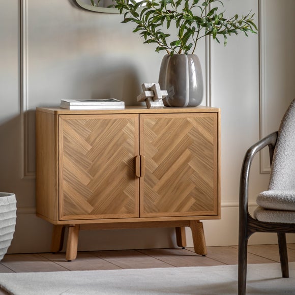 Cedar & Sage Hanley Parquet Small Sideboard