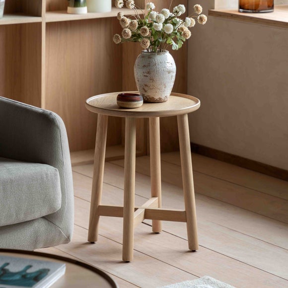 View Kalia Side Table- Oak Effect View Kalia Side Table- Oak Effect
