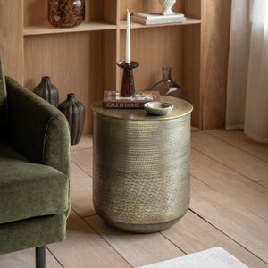 Cedar & Sage Arcata Side Table With Storage