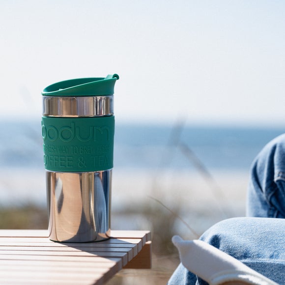 View Bodum Small Stainless Steel Vacuum Travel Mug 350ml View Bodum Small Stainless Steel Vacuum Travel Mug 350ml