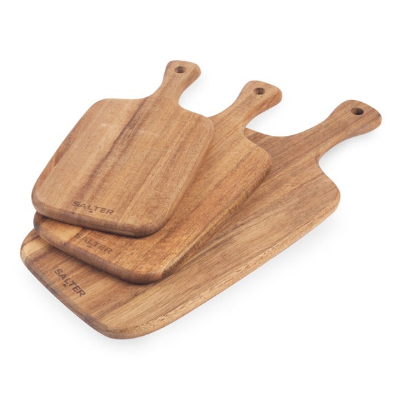 View Salter 3 Piece Acacia Board Set View Salter 3 Piece Acacia Board Set