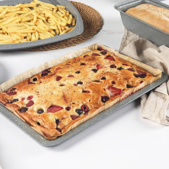 Salter Marblestone Non-Stick Baking Tray, 37cm