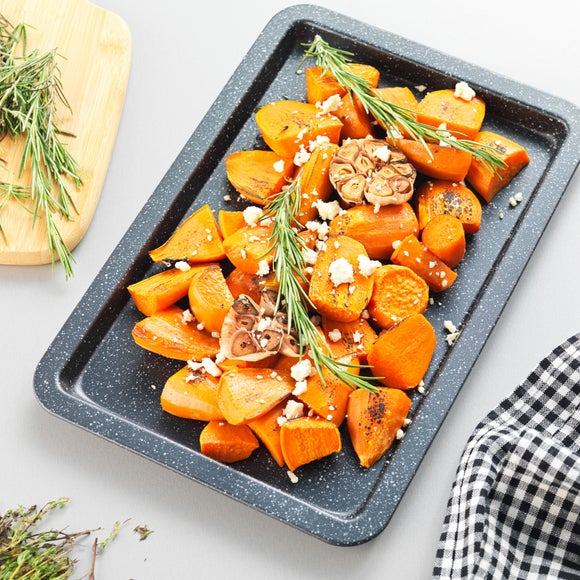 Click to view product details and reviews for Salter Megastone Non Stick Baking Tray 37cm.