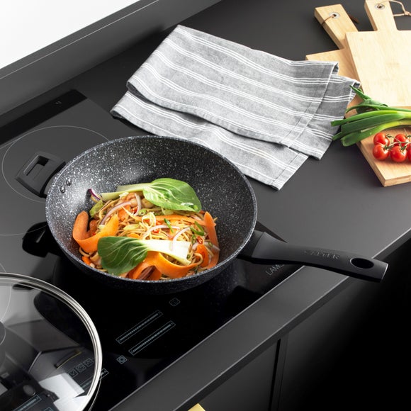 Salter Megastone Non-Stick Wok Pan, 28cm