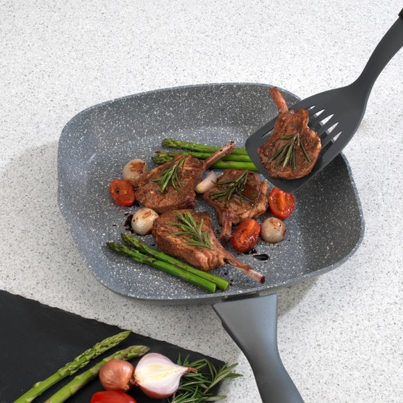 Click to view product details and reviews for Salter Marblestone Non Stick Griddle Pan 28cm.
