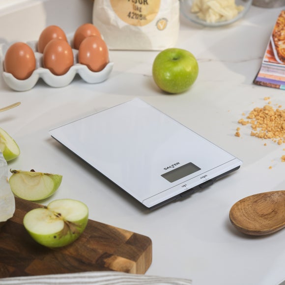 Click to view product details and reviews for Salter White Digital Kitchen Scale.