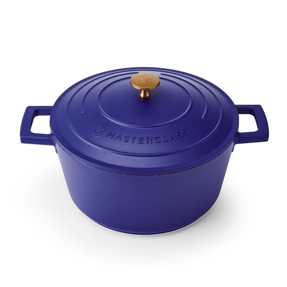 MasterClass Non-Stick Cast Aluminium Casserole Dish with Lid