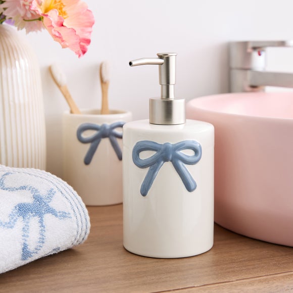 Bow Ceramic Soap Dispenser