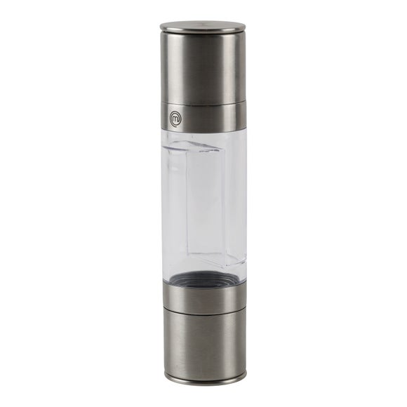 Click to view product details and reviews for Masterchef Silver 2 In 1 Salt And Pepper Mill.