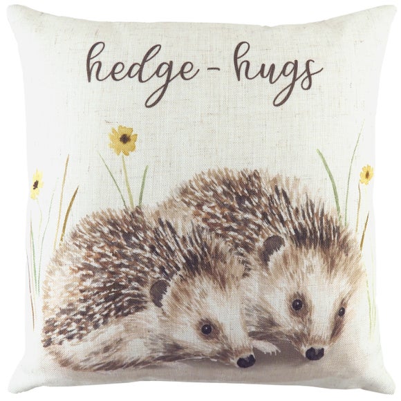 Evans Lichfield Hedge Hugs Square Cushion