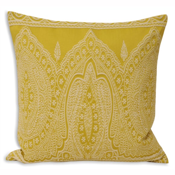 Paoletti Paisley Square Cushion