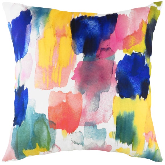 Evans Lichfield Aquarelle Brushstrokes Square Cushion