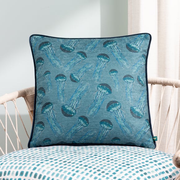 Wylder Nature Abyss Jellyfish Rectangle Cushion