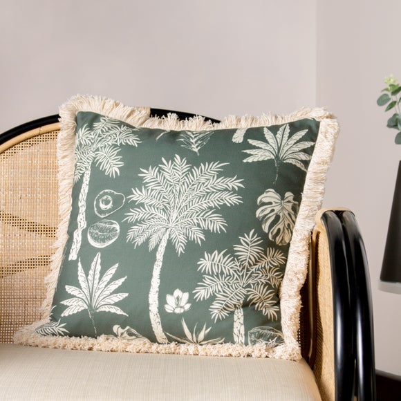 Paoletti Colonial Palm Square Cushion
