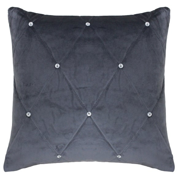 Paoletti New Diamante Square Cushion
