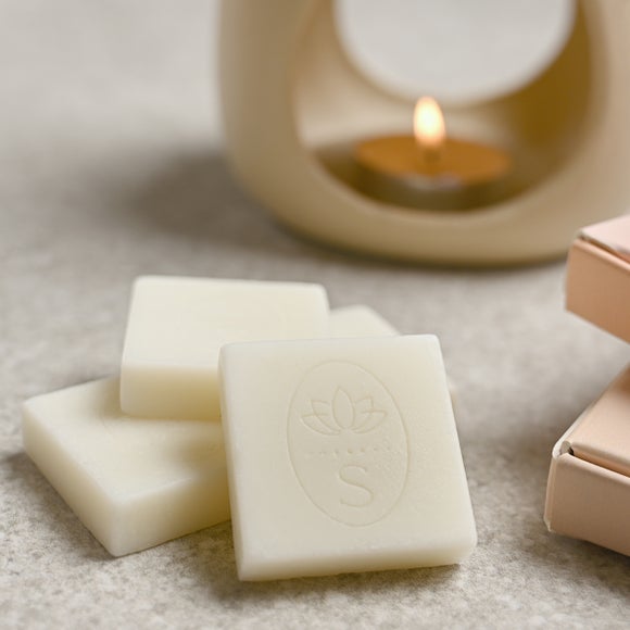Click to view product details and reviews for Serenity Flow Set Of 9 Bergamot Myrrh Sandalwood Wax Melts.