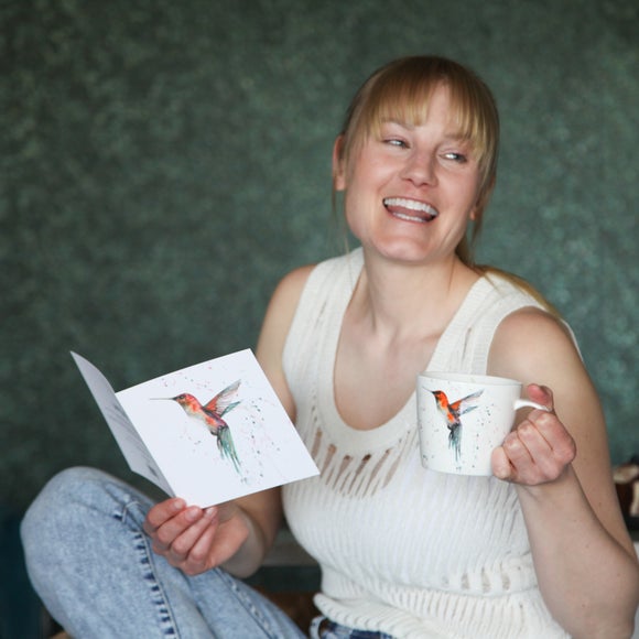 Meg Hawkins The Rainforest, Hummingbird Mug