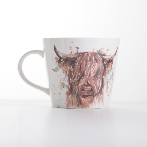 Meg Hawkins The Hebrides, Highland Cow Mug