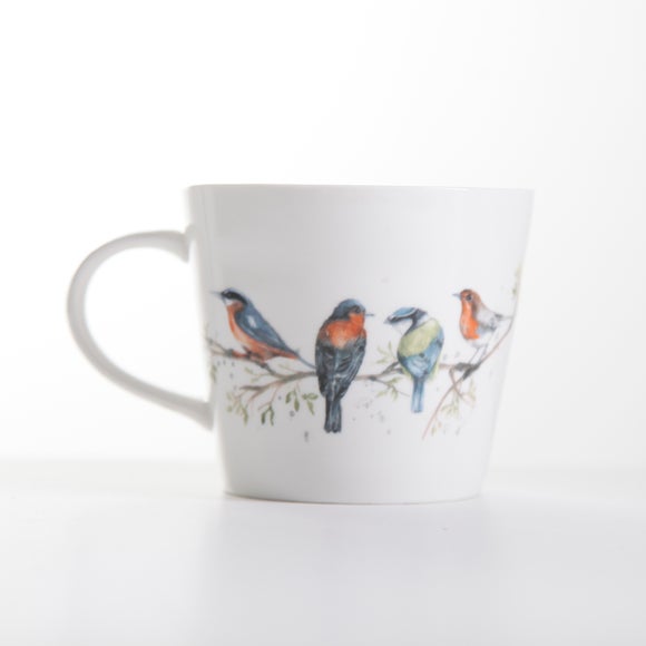 Meg Hawkins The Lookout, British Birds Mug