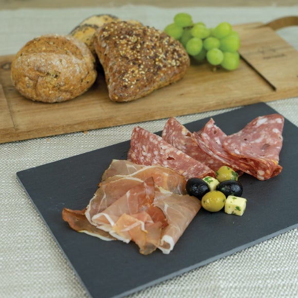 Artesa Acacia Wood and Slate Serving Board