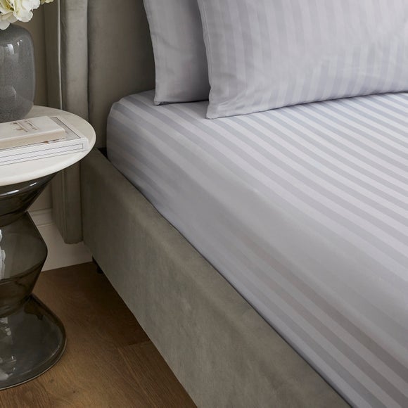 Micro Stripe Fitted Sheet