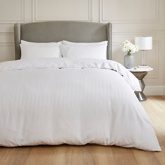 Micro Stripe Duvet Cover & Pillowcase Set