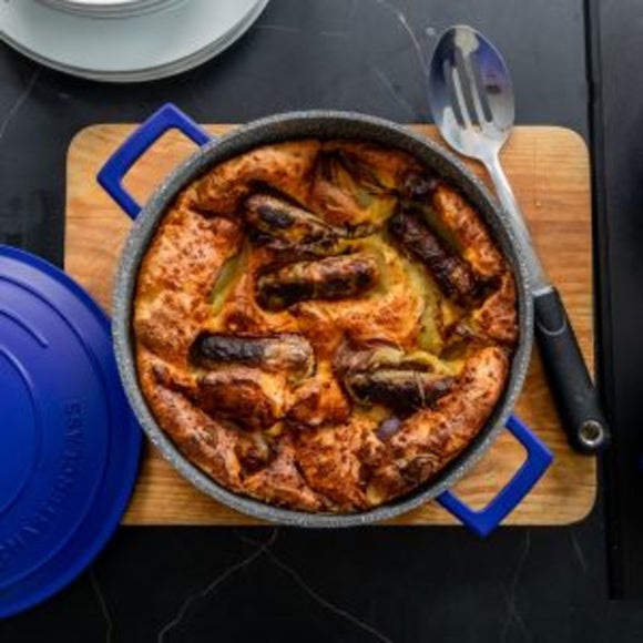 MasterClass 4L Shallow Cast Aluminium Casserole Dish, 28cm