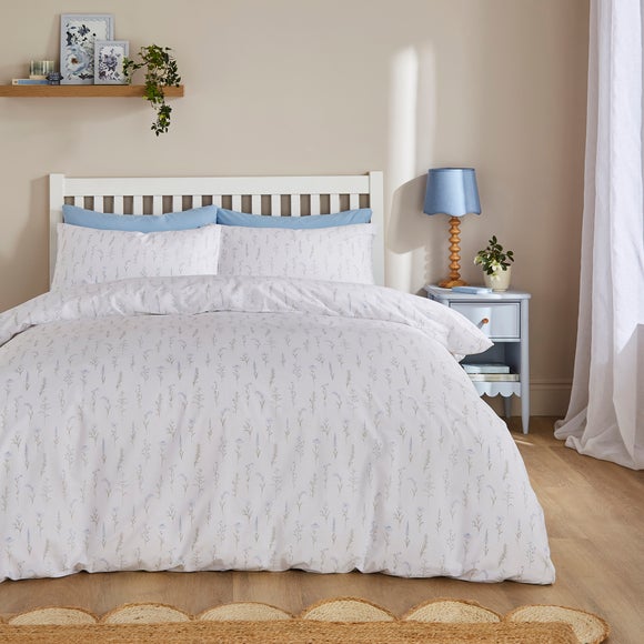 Simple Floral Cotton TENCEL™ Duvet Cover & Pillowcase Set