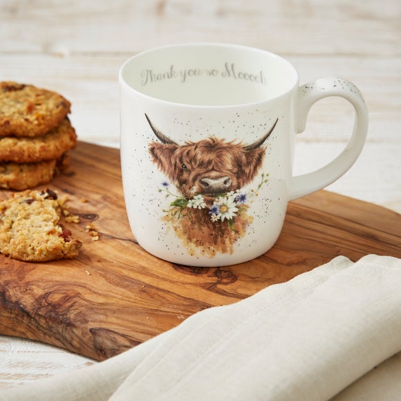 Wrendale Thank You Cow Mug