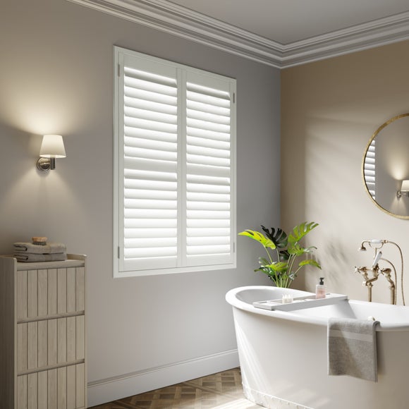 Made to Measure Shutter Blind Sample White