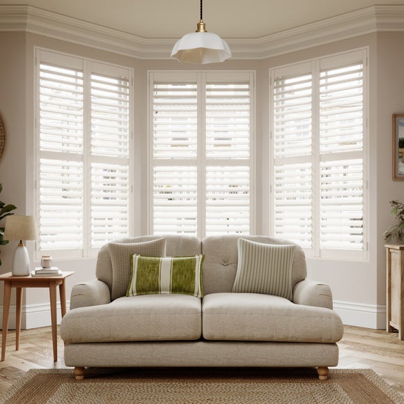 Made to Measure Shutter Blind Sample Off-White