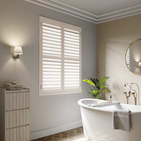 Made to Measure Shutter Blind Sample Off-White