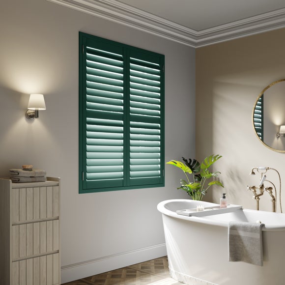 Made to Measure Shutter Blind Sample Bottle Green