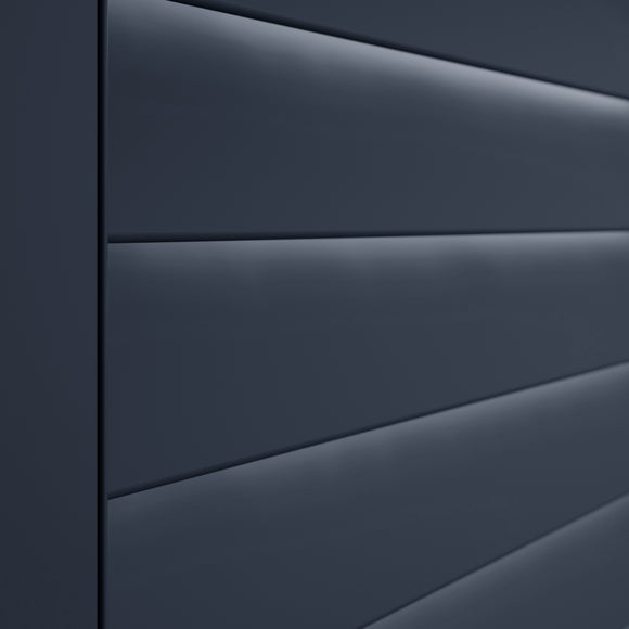 Made to Measure Shutter Blind Sample Luxe Navy