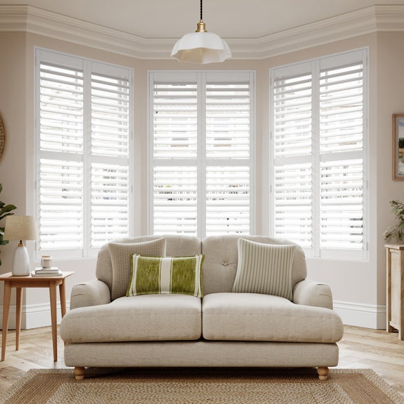 Made to Measure Shutter Blind Sample Sandstone