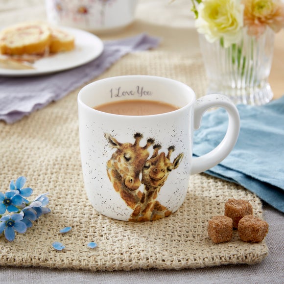 Wrendale I Love You Giraffe Mug